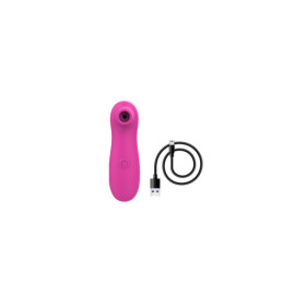 Stimulateur de clitoris par vibrations sur membrane rechargeable USB rose 10 Vitesses De Voyage